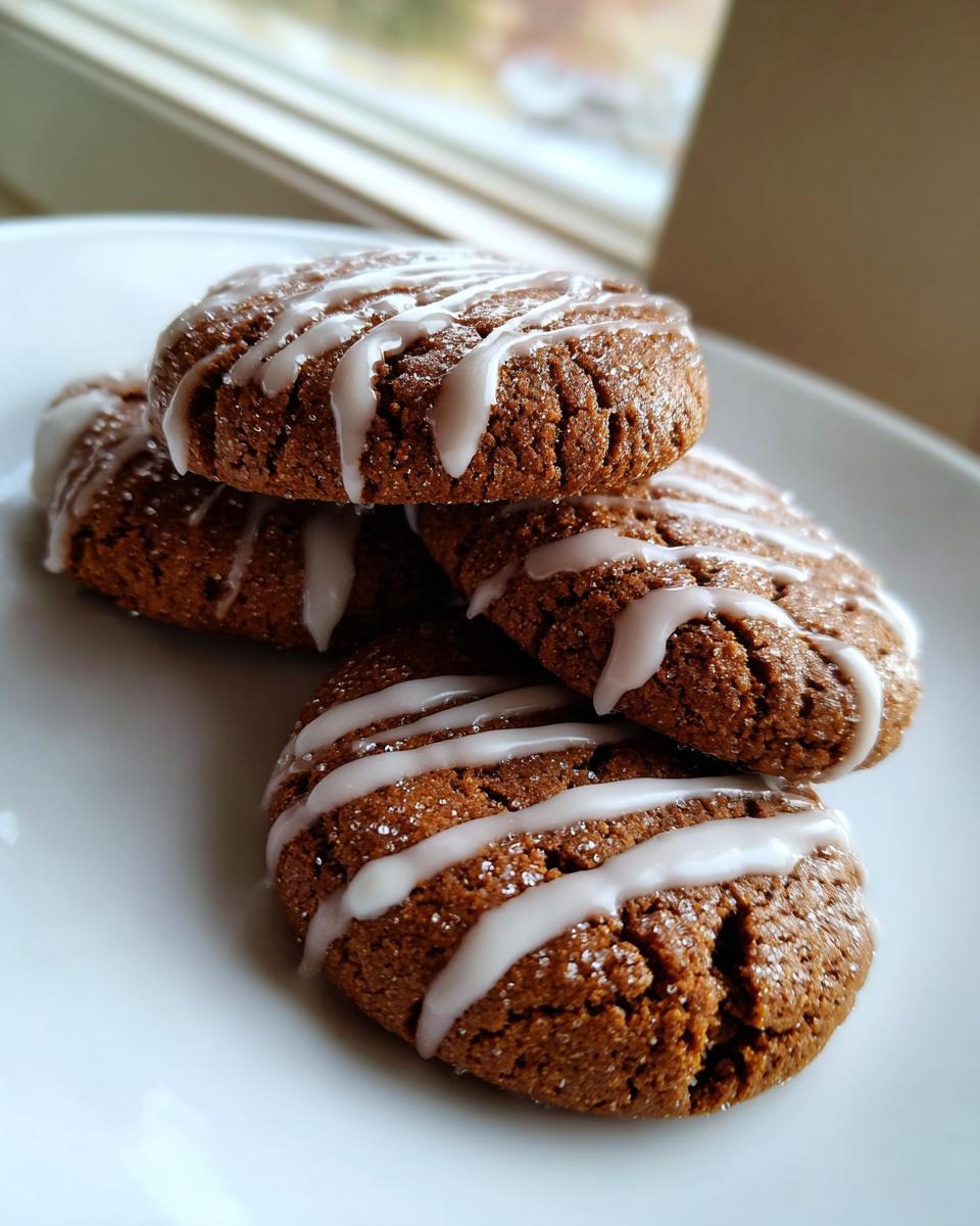 Chewy Gingerbread Latte Cookies - detail 1