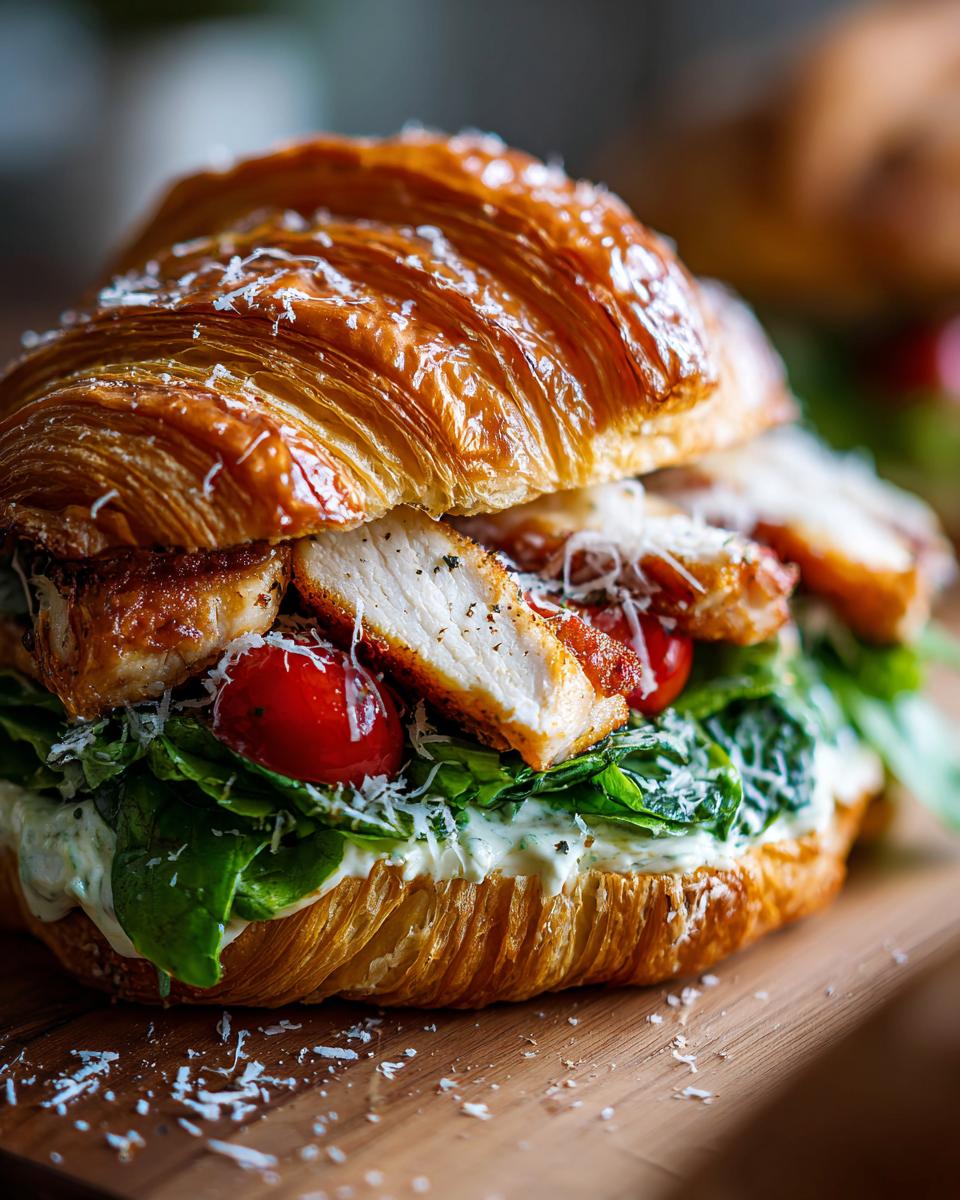 Chicken Caesar Croissant Sandwich - detail 1
