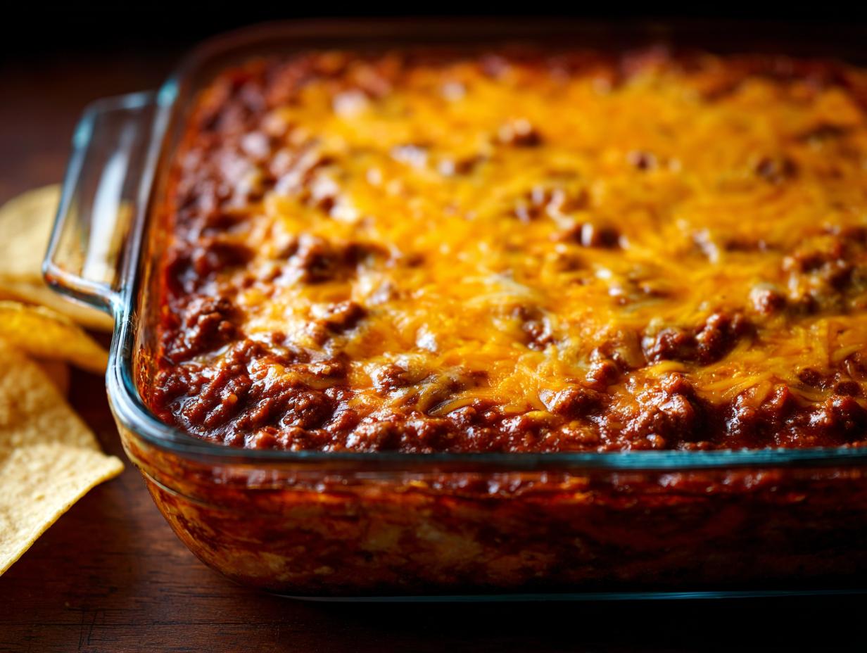Blissful 1-Dish Chili Cheese Dip Secret