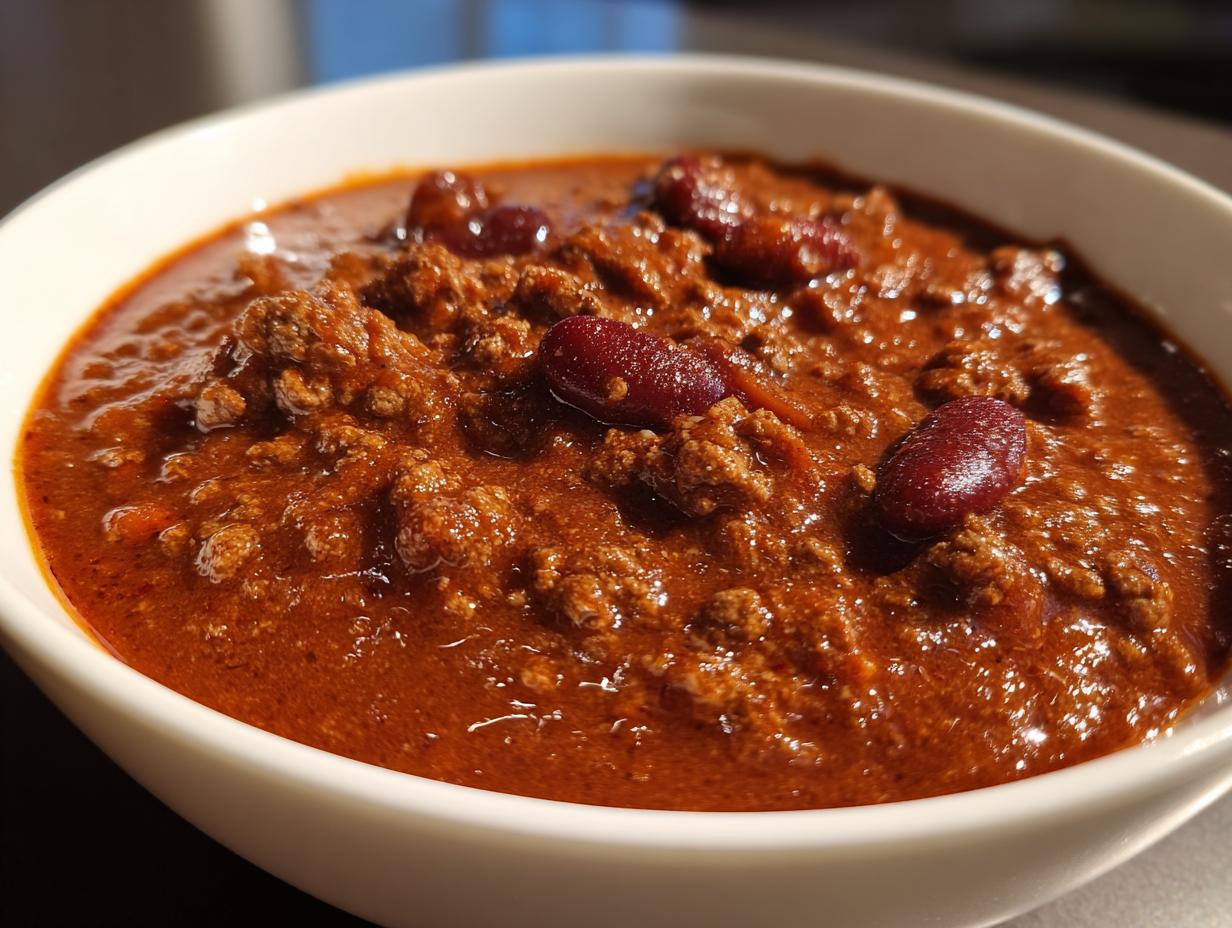 Amazing Chili with Marinara Sauce in 30 Min