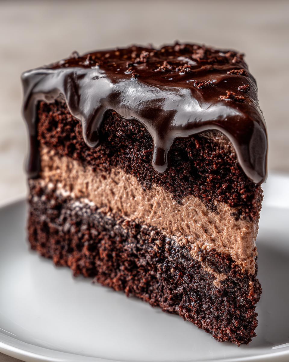 Chocolate Mousse Cake - detail 1