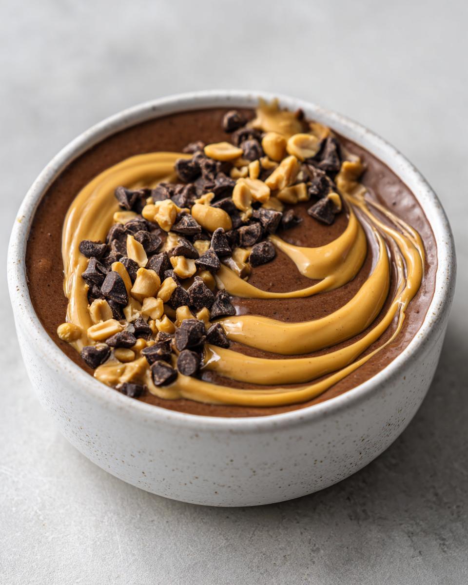 Chocolate Peanut Butter Greek Yogurt Protein Pudding - detail 2