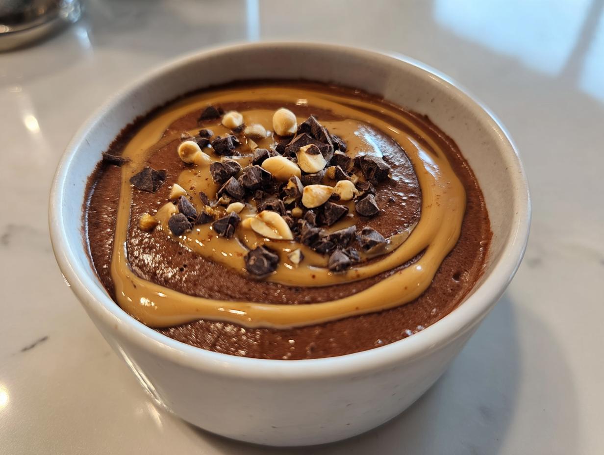 35g Protein Chocolate Peanut Butter Greek Yogurt Protein Pudding