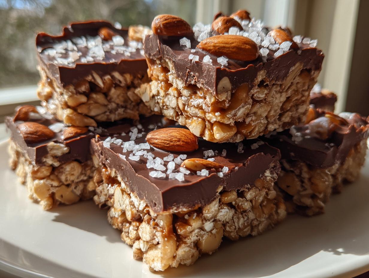 Amazing 12 Chocolate Sea Salt Nut Bars