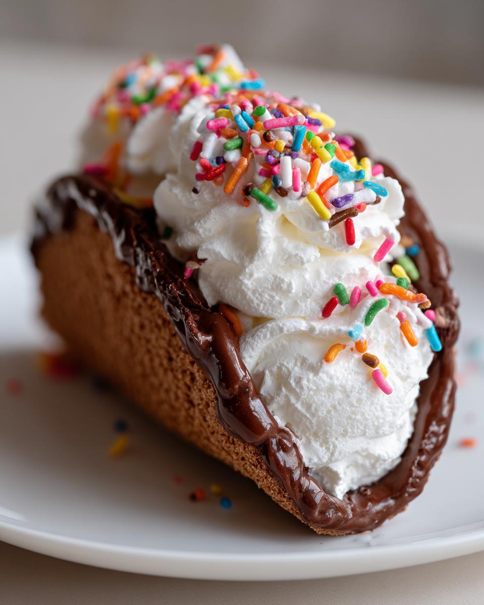 Chocolate Taco Treats - detail 1