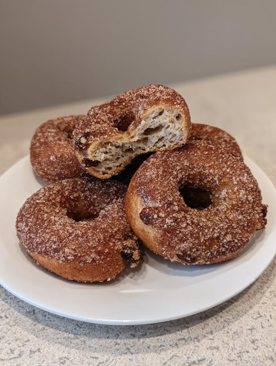 Cinnamon raisin protein bagels - detail 2