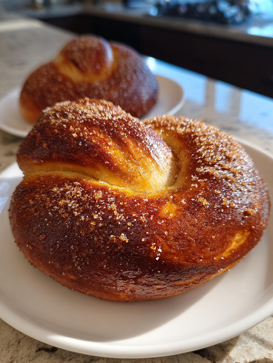 Cinnamon sugar soft pretzels - detail 2