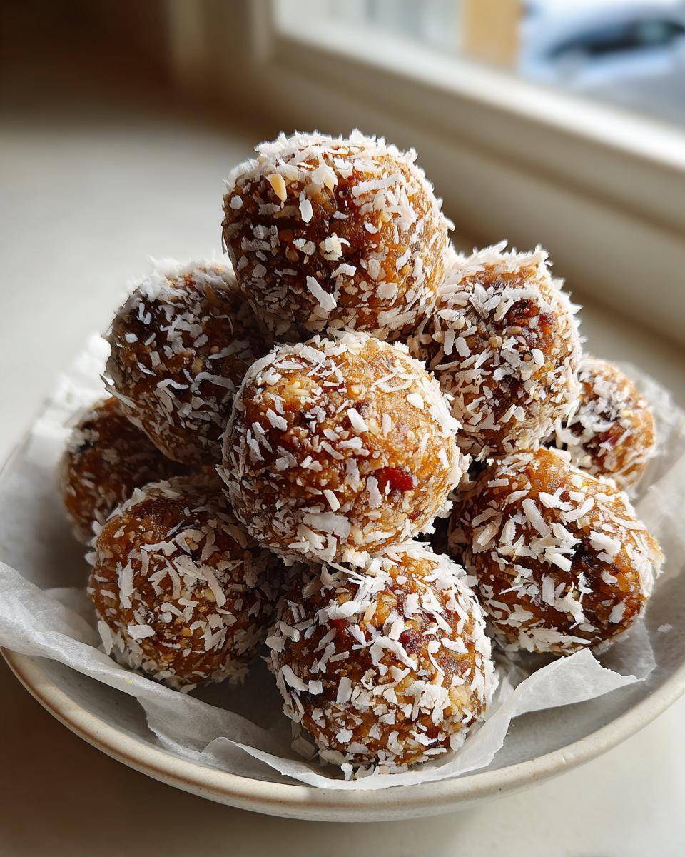 Coconut Almond Energy Bites Toasted Coconut - detail 2