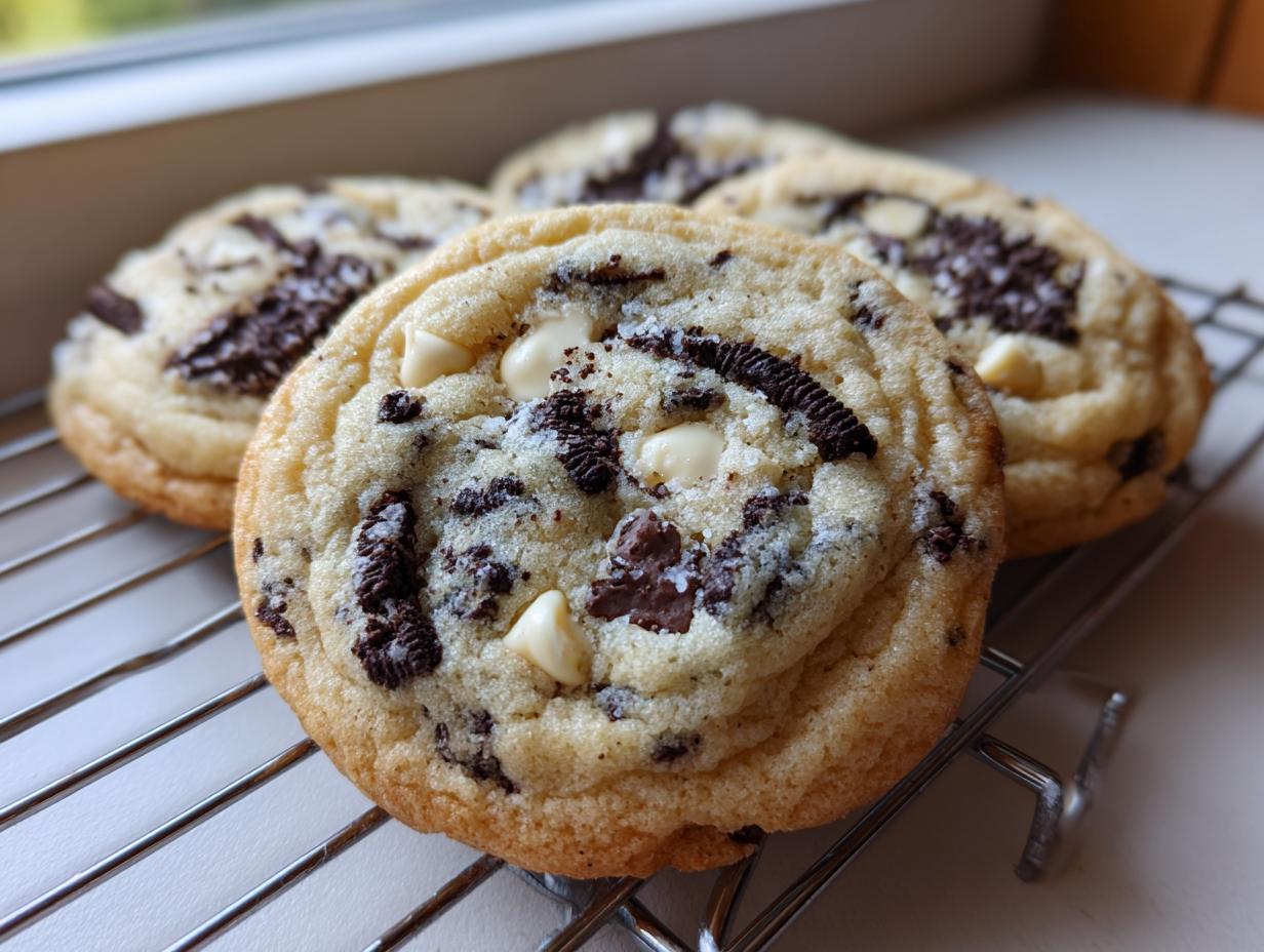 Amazing 2-Minute Cookies and Cream Cookies