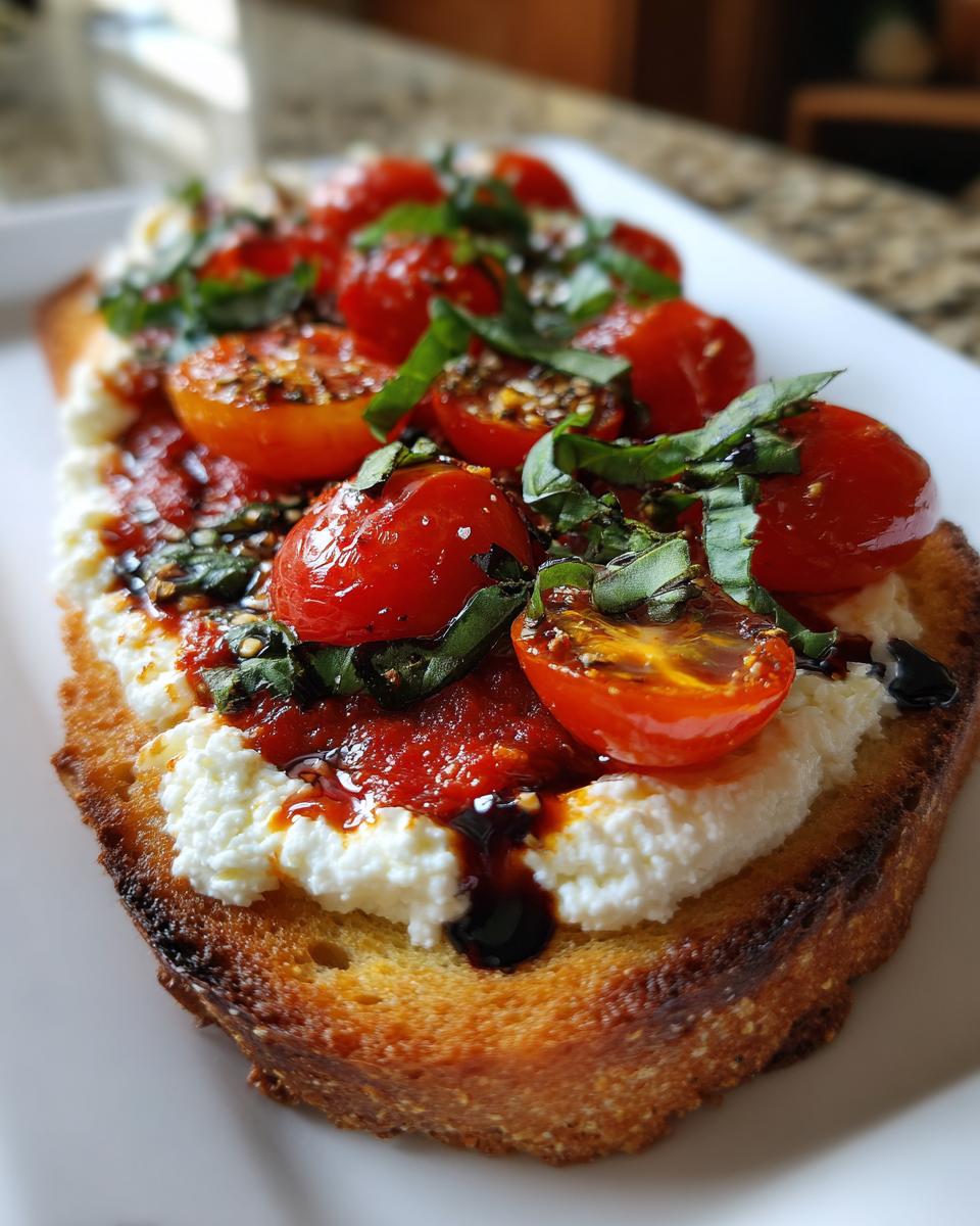 Cottage Cheese Pizza Toast - detail 2