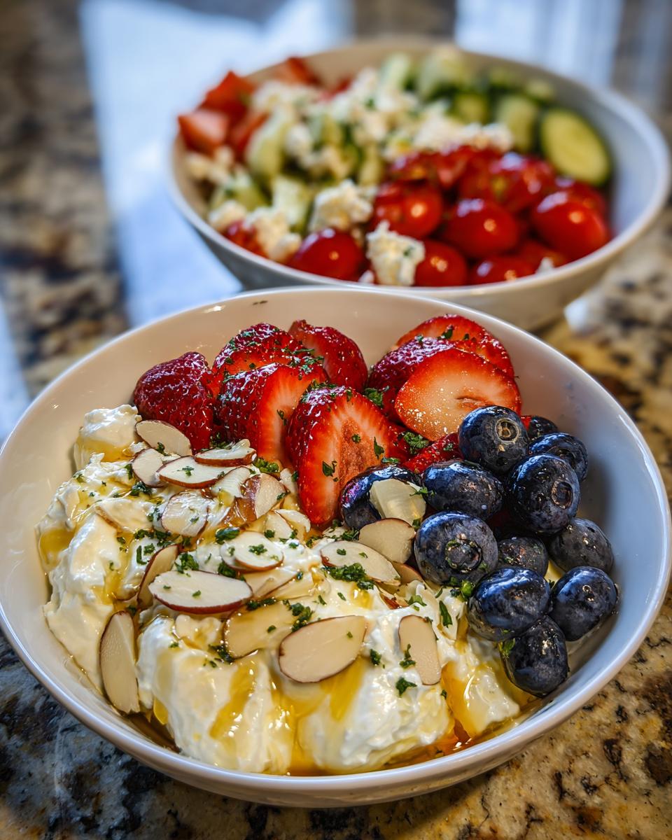 Cottage cheese snack bowls - detail 1