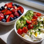 Cottage cheese snack bowls