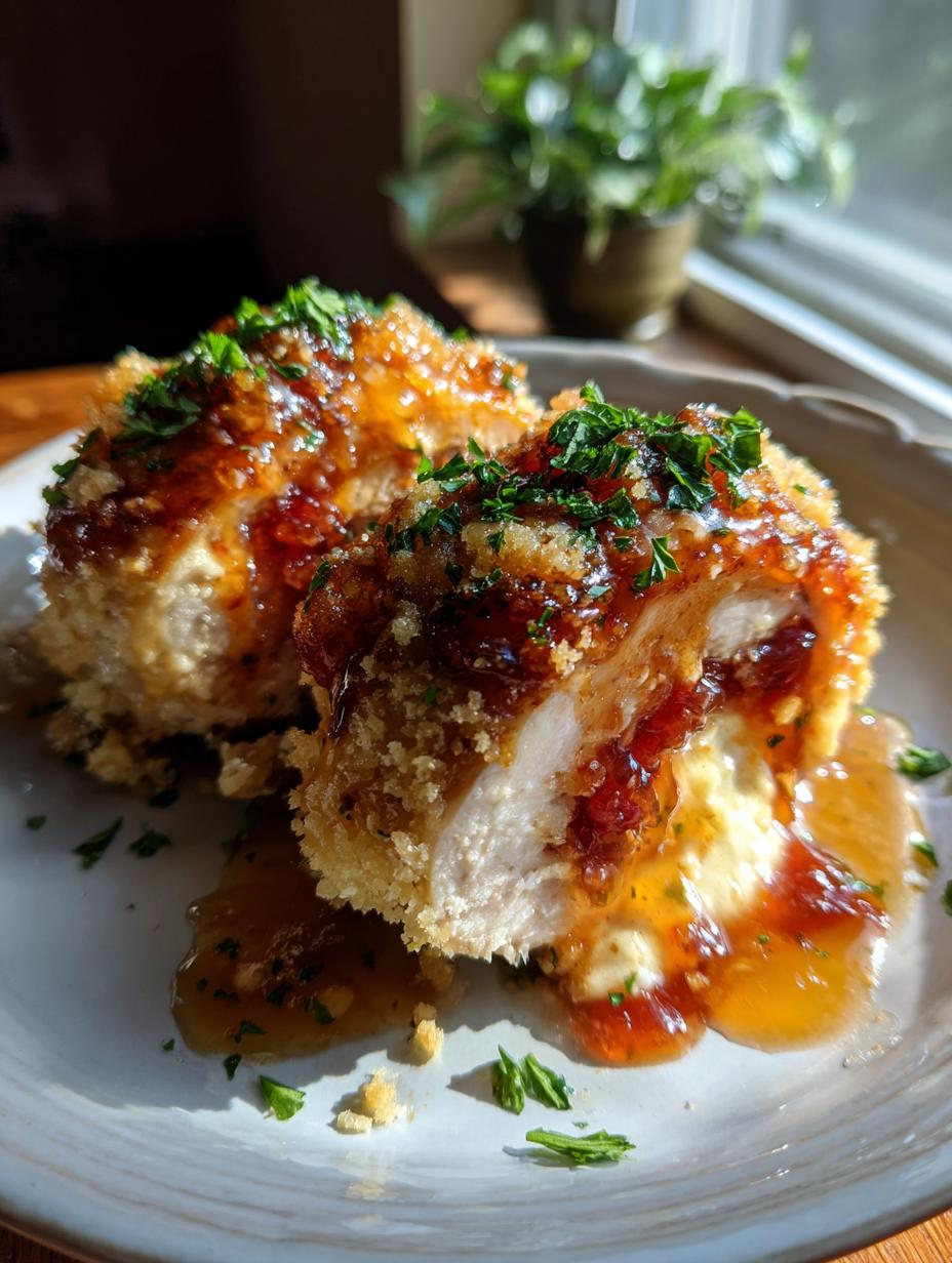 Cranberry Brie Stuffed Chicken Breasts - detail 2