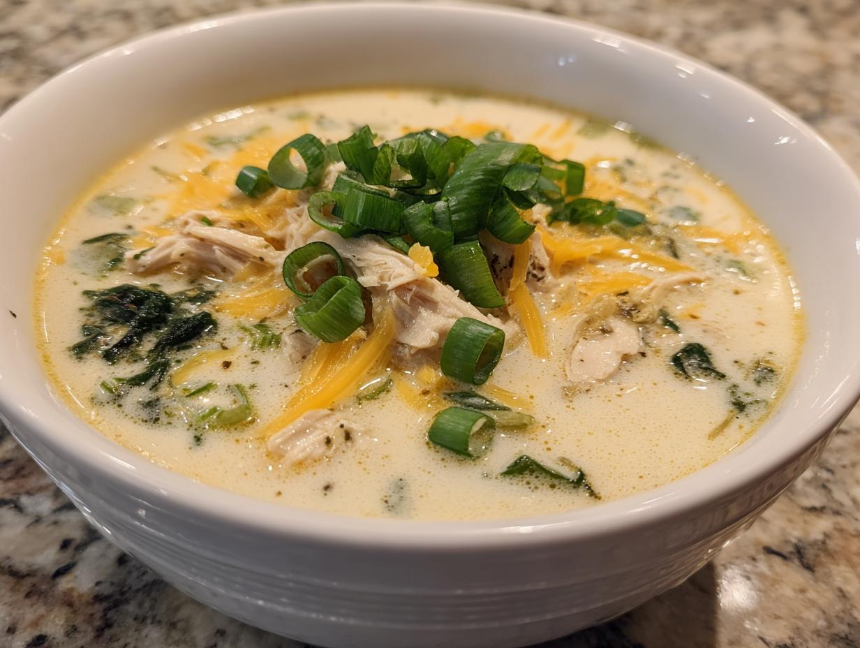 Amazing 45-min Creamy crack chicken soup