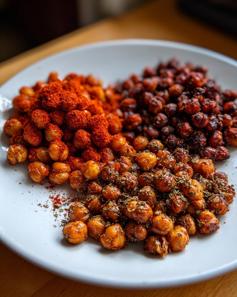 Amazing Crispy Roasted Chickpeas 3 Ways Recipe 4 Crispy Roasted Chickpeas Three Ways Recipe - detail 1