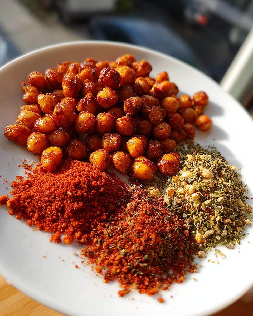 Amazing Crispy Roasted Chickpeas 3 Ways Recipe 5 Crispy Roasted Chickpeas Three Ways Recipe - detail 2