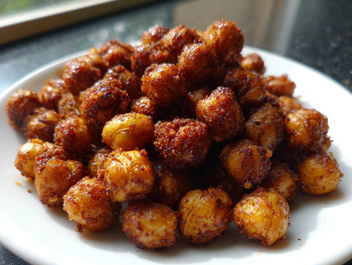 Sweet 8 Crispy Roasted Cinnamon Chickpeas