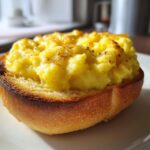 Crispy cheese milk toast