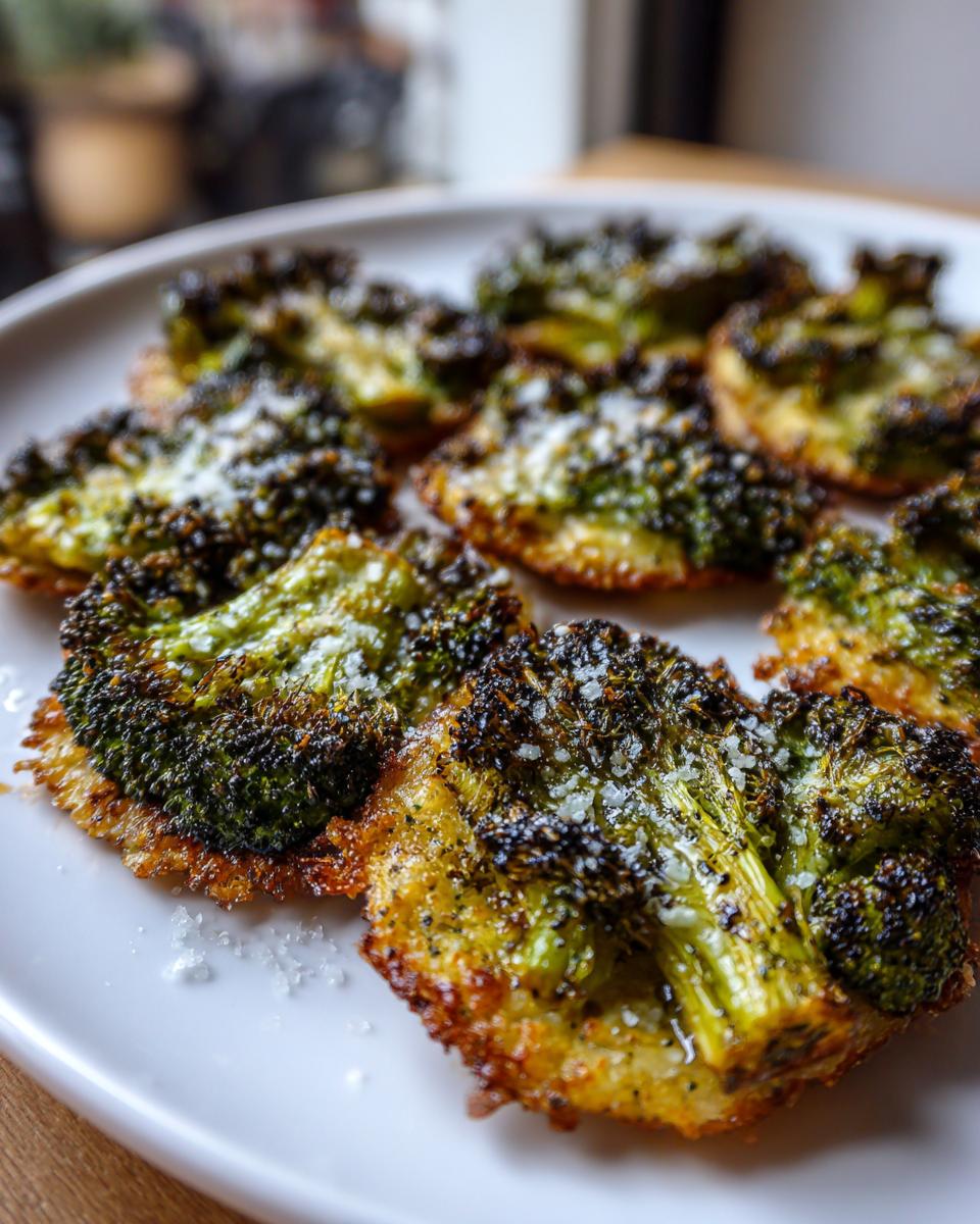 Crunchy Broccoli Chips with Parmesan and Garlic - detail 1