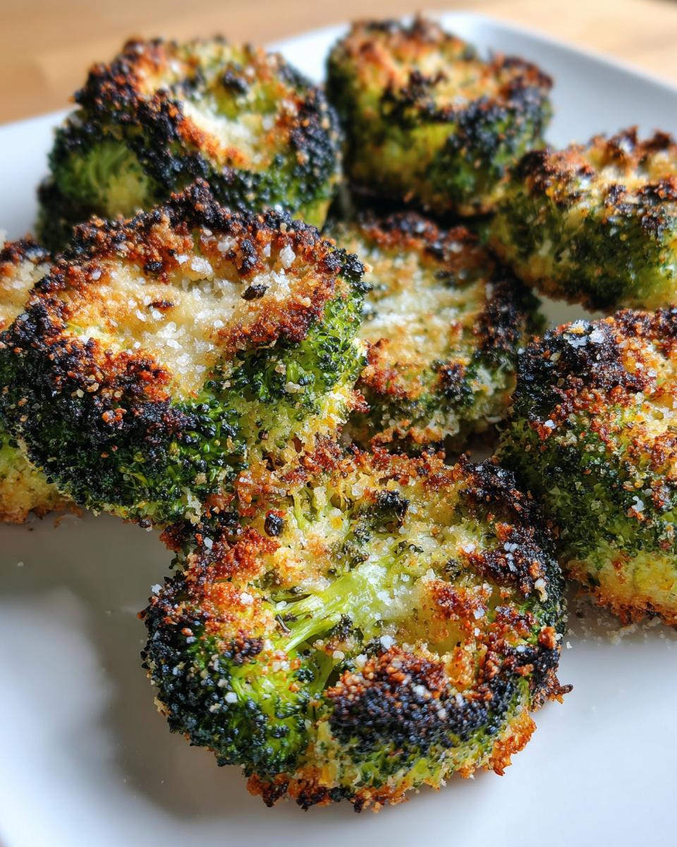 Crunchy Broccoli Chips with Parmesan and Garlic - detail 2