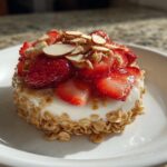 Crunchy Rice Cake Snack Stacks Yogurt Fruit