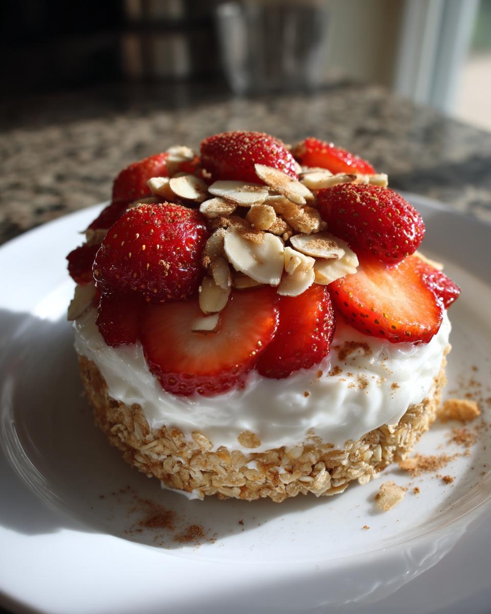 Crunchy Rice Cake Snack Stacks Yogurt Fruit - detail 2