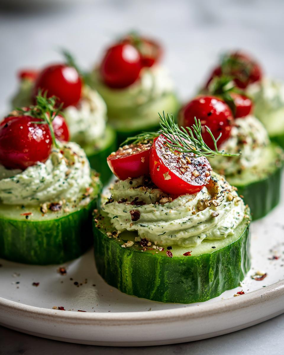 Stunning 10 Minute Cucumber Cream Cheese Bites 4 Cucumber Cream Cheese Bites - detail 1