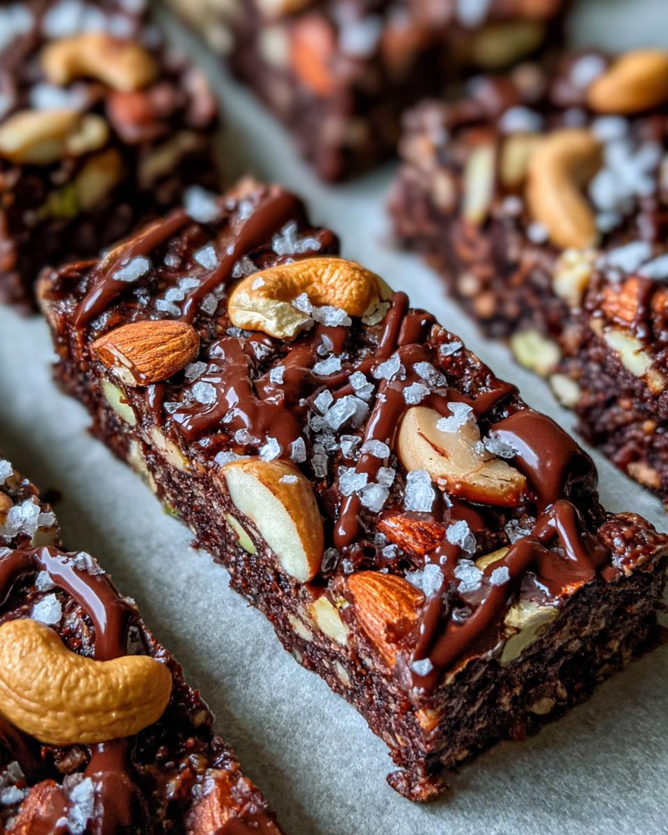 Amazing 12 Dark Chocolate Sea Salt Nut Protein Bars 5 Dark Chocolate Sea Salt Nut Protein Bars - detail 2