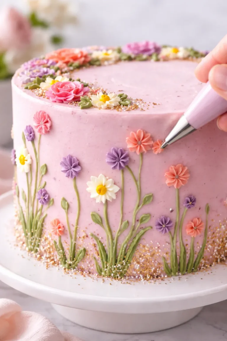 Decorating Image – Wildflower Buttercream