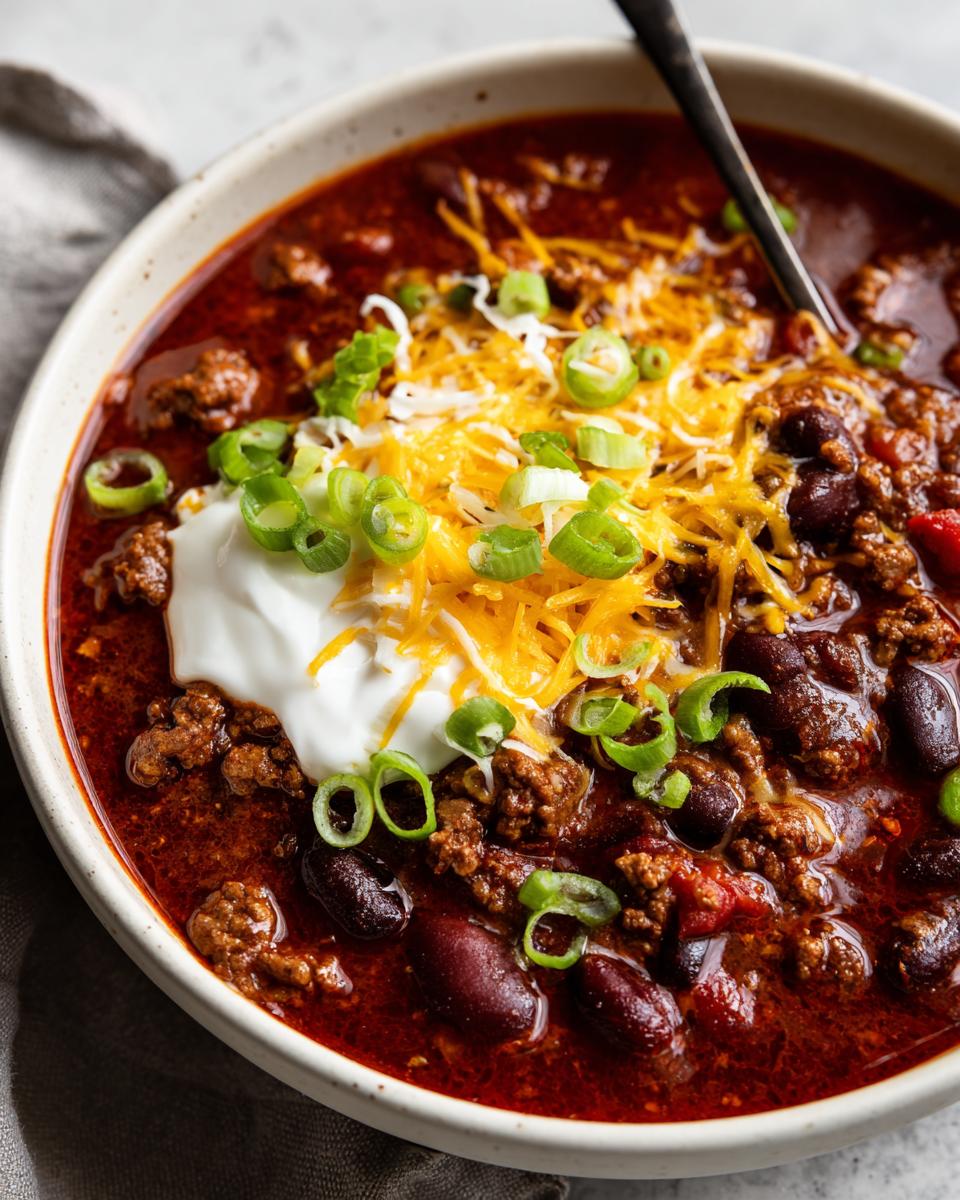 Amazing Dump and go slow cooker chili 6 hours 4 Dump and go slow cooker chili - detail 1