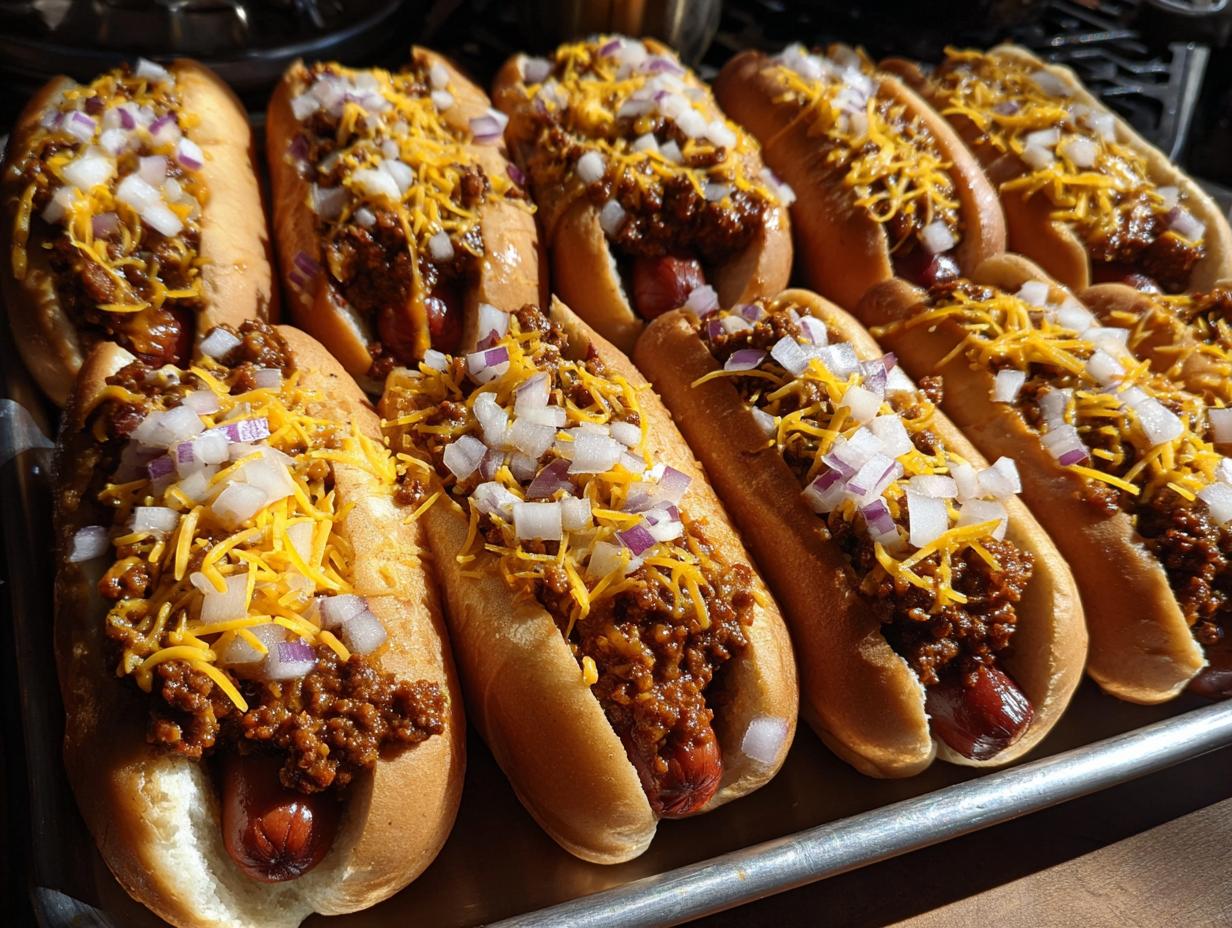 Amazing 20-Minute Easy Chili Dogs