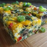 Egg White Veggie Squares