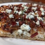Flatbread with caramelized onions