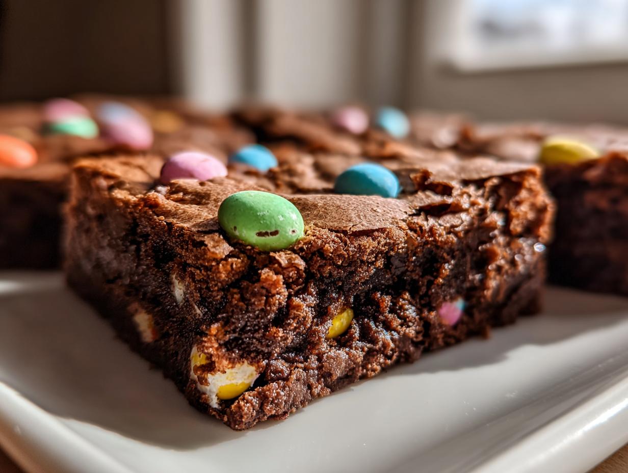 Breathtaking Fudgy Spring Pastel Brownies 5