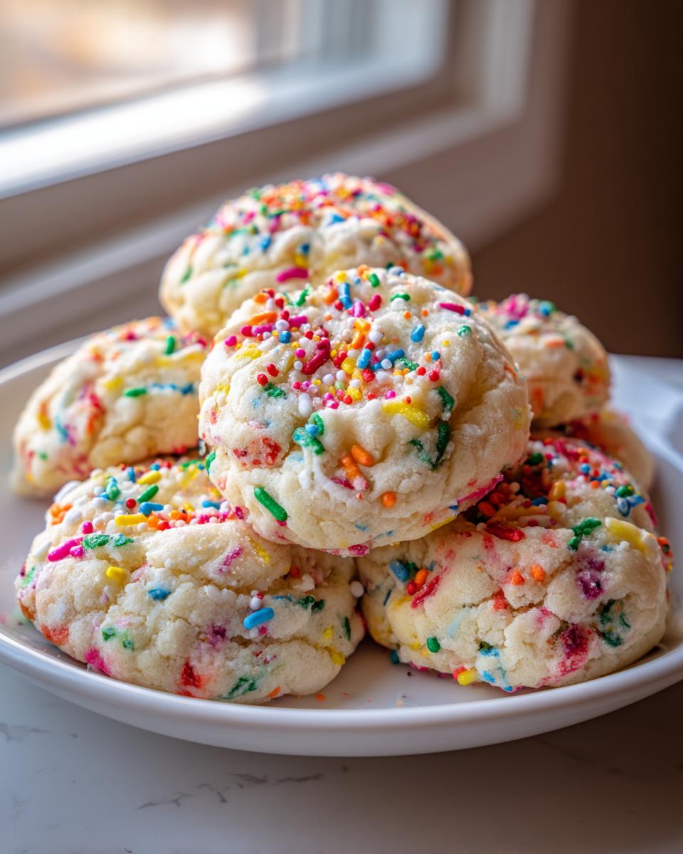 Funfetti cookies - detail 1