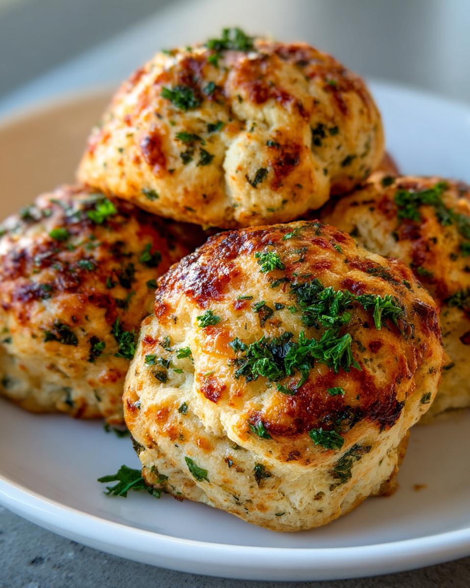Garlic Parmesan Cheeseburger Bombs - detail 2