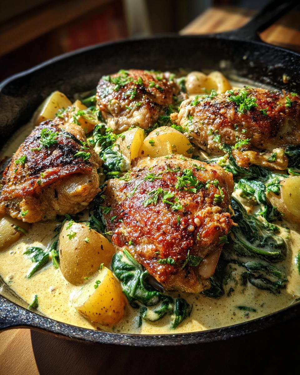 Garlic Parmesan Chicken Skillet - detail 1