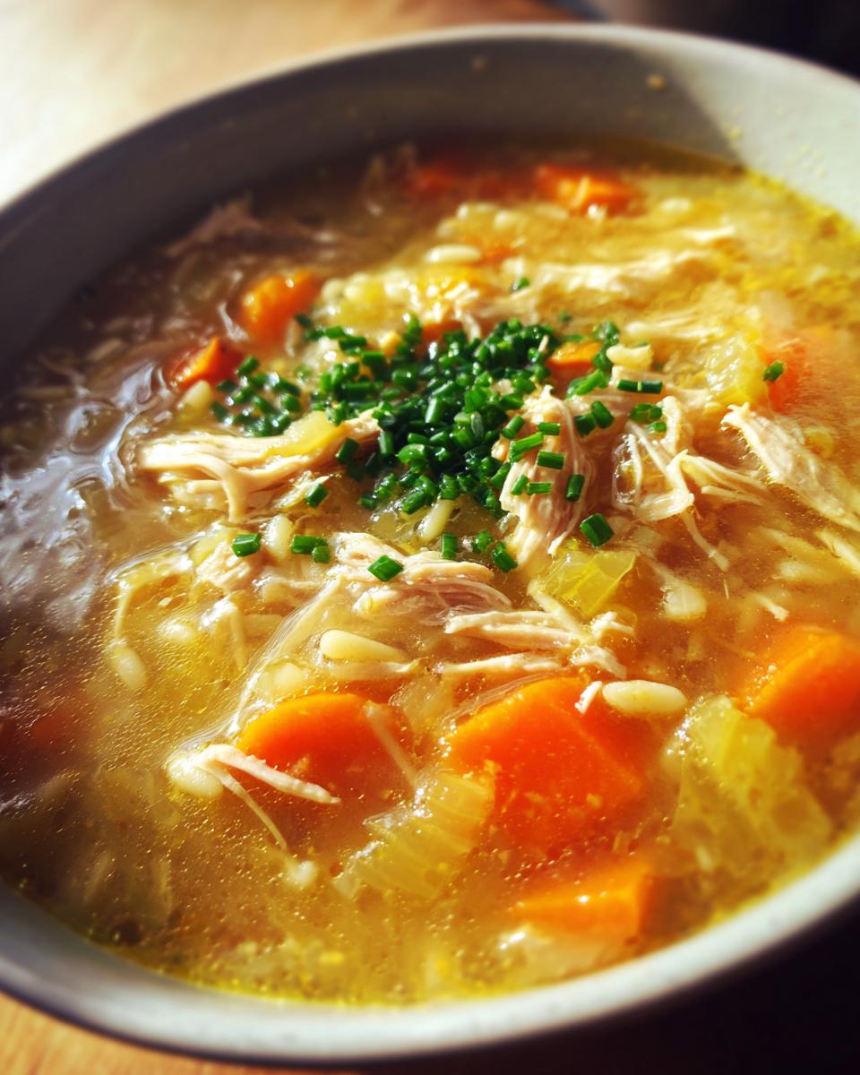 Ginger Lemon Chicken Soup - detail 2