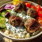 Greek Meatball Bowl