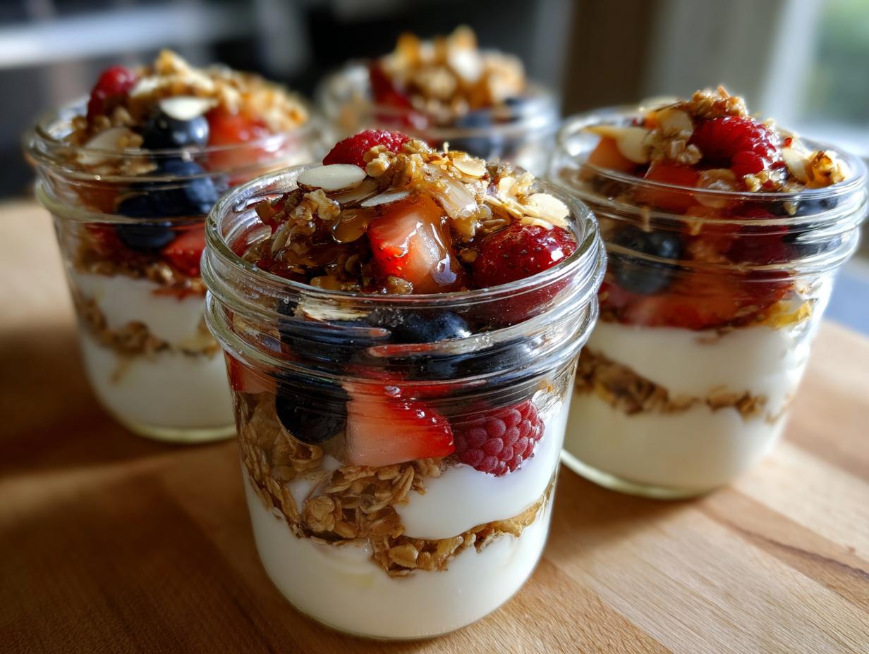 Greek Yogurt Berry Cereal Cups Recipe: 4 great bites