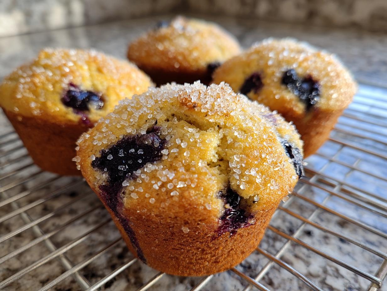 Marvelous 8-Gram Protein Greek Yogurt Blueberry Muffins
