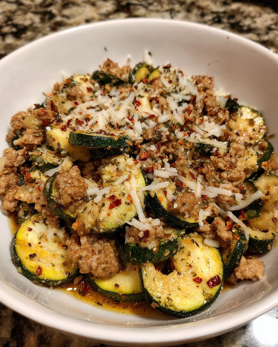 Ground Turkey Zucchini Skillet - detail 1