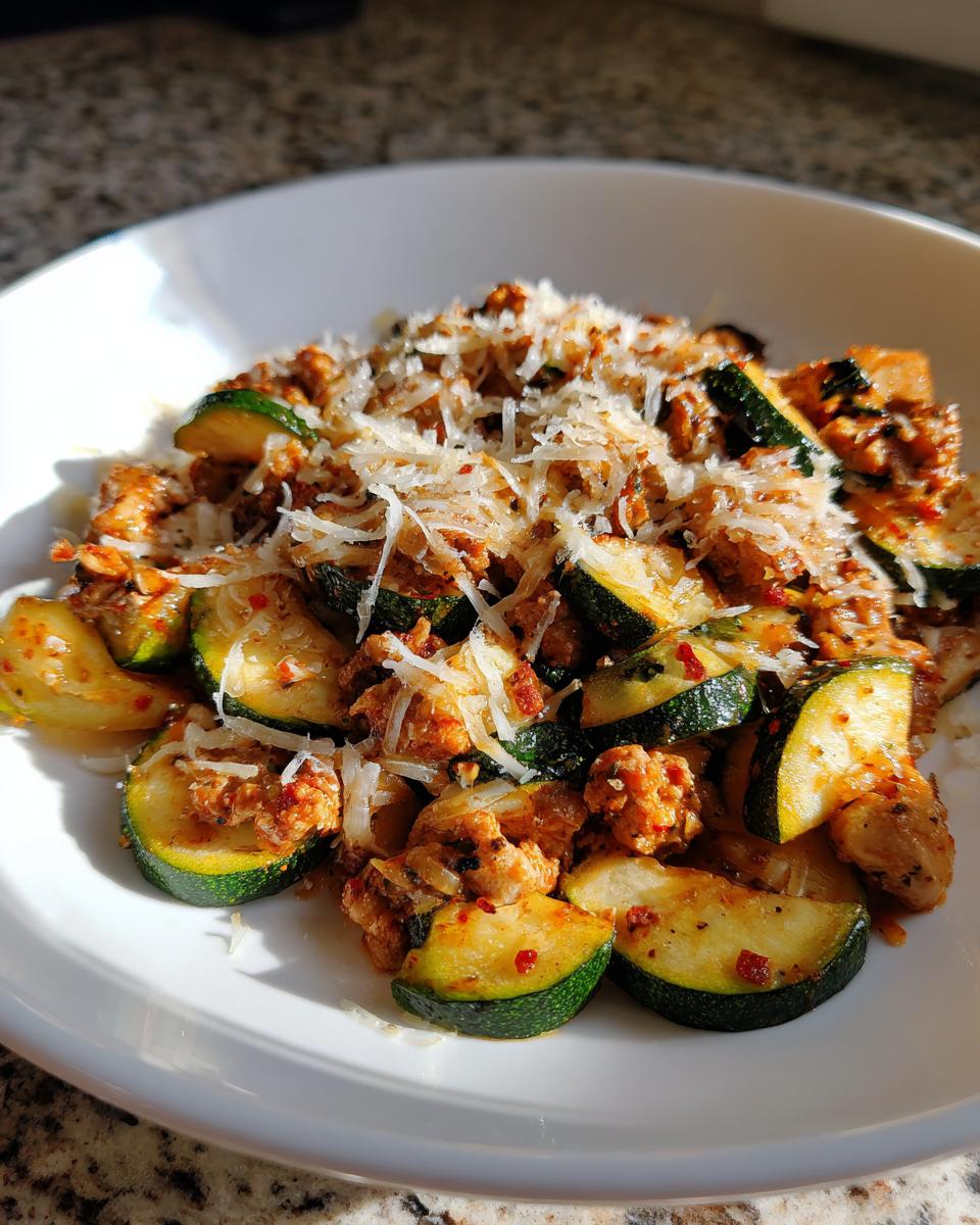 Ground Turkey Zucchini Skillet - detail 2