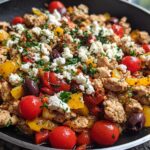 Ground chicken skillet