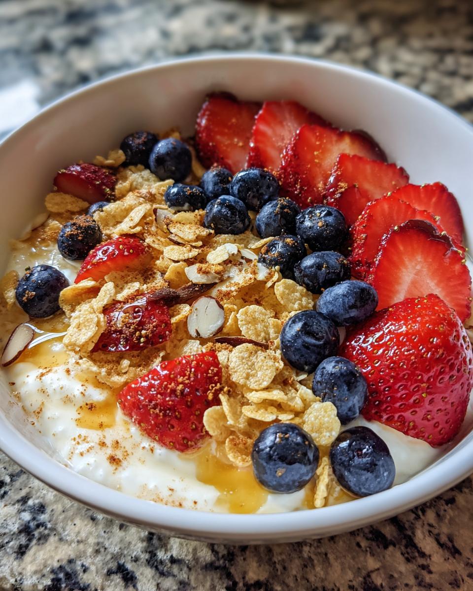 5 Min Healthy Late-Night Cereal Yogurt Bowls 4 Healthy Late-Night Cereal Yogurt Bowls with Fruit - detail 1