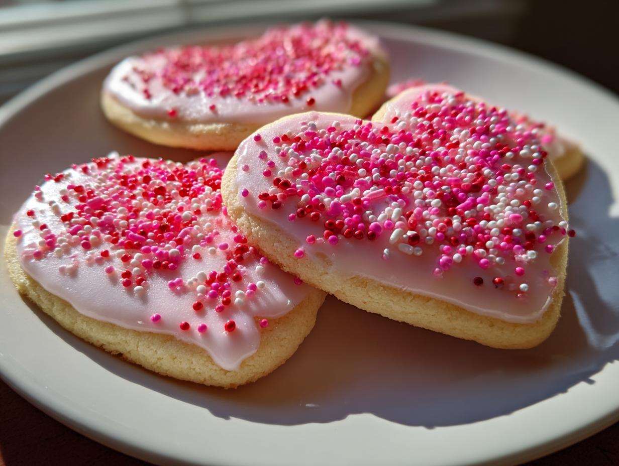 Amazing 1-Hour Heart Sugar Cookies Soft