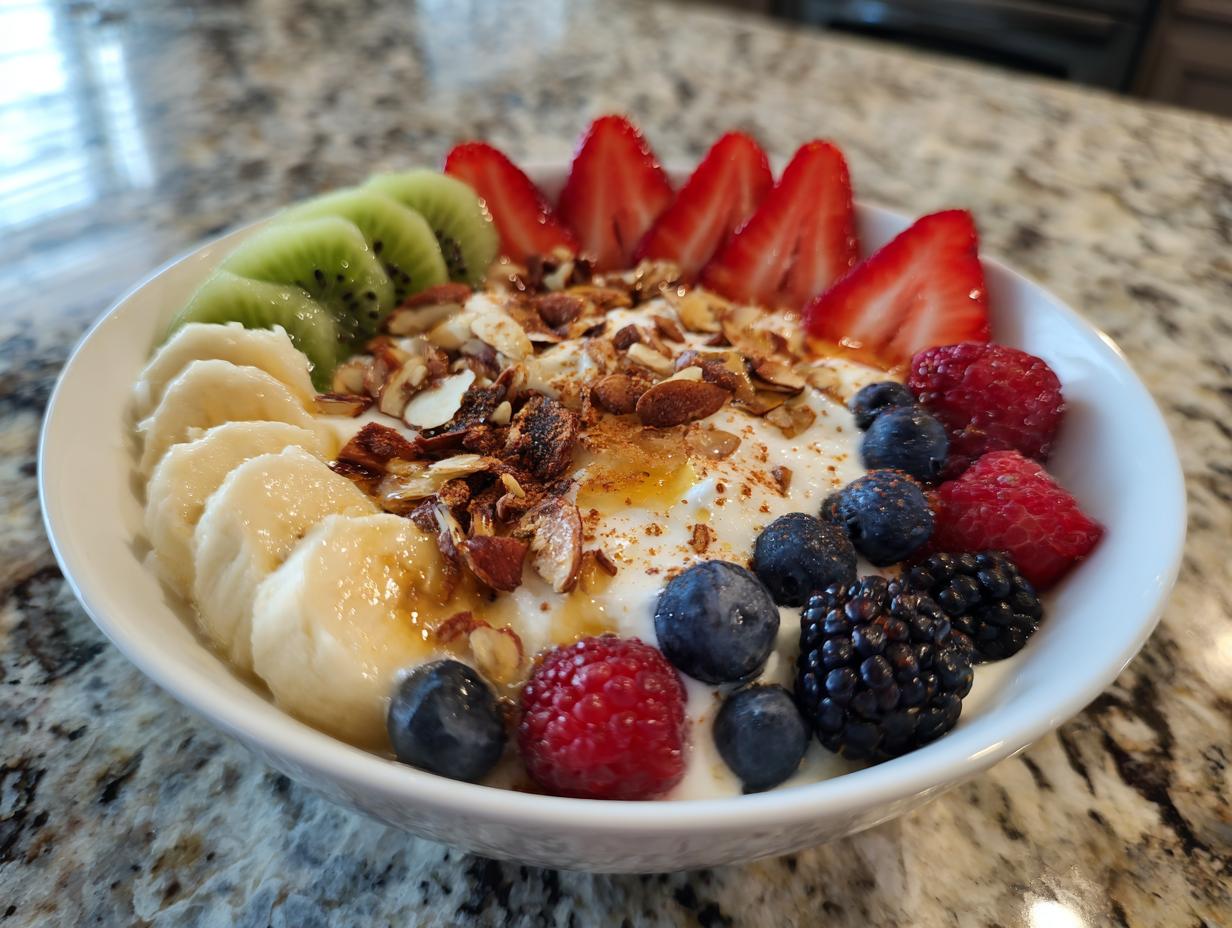 5-Minute High-Protein Cottage Cheese Fruit Bowls Joy