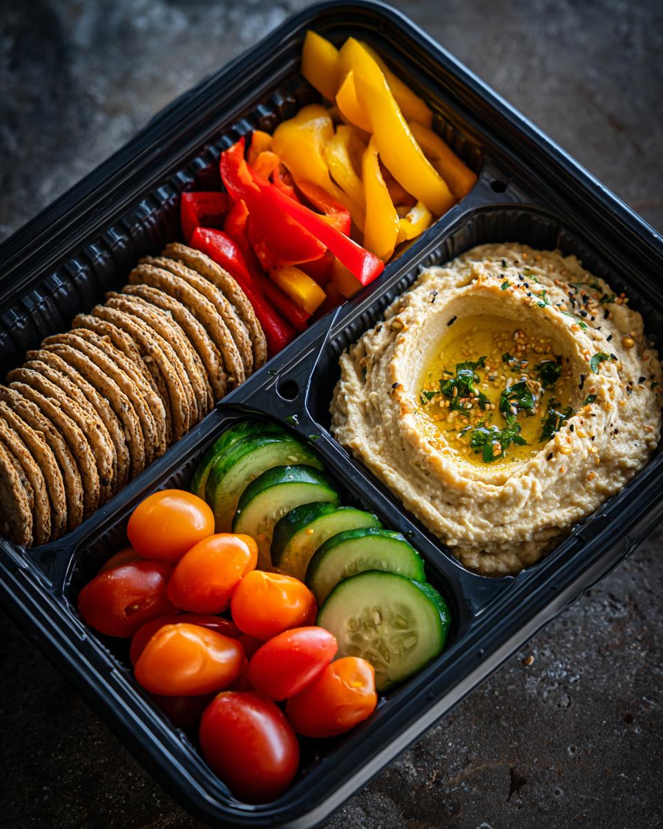 Shocking 12g High Protein Hummus Snack Box 5 High Protein Hummus Snack Box - detail 2