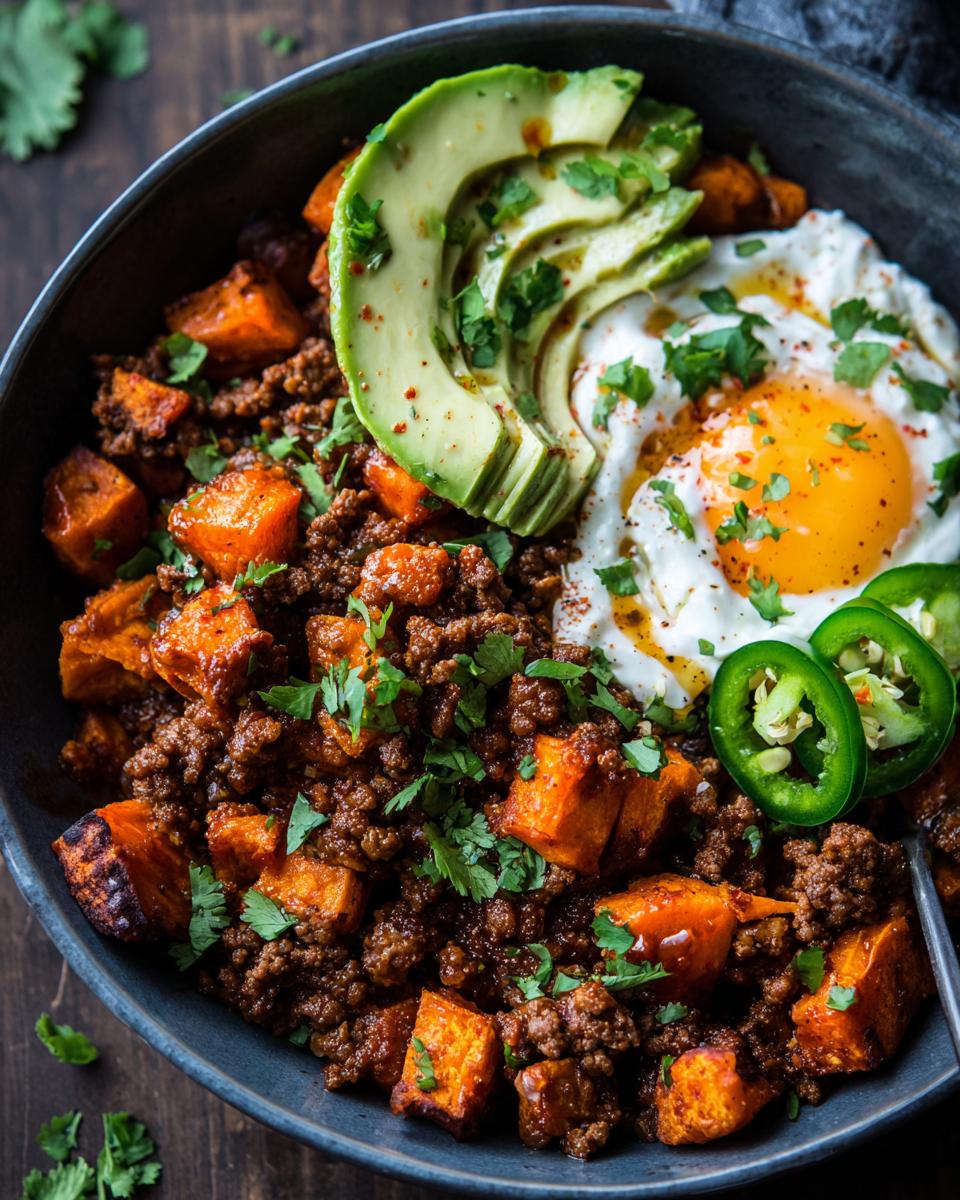 High-Protein Sweet Potato Beef Bowls - detail 1