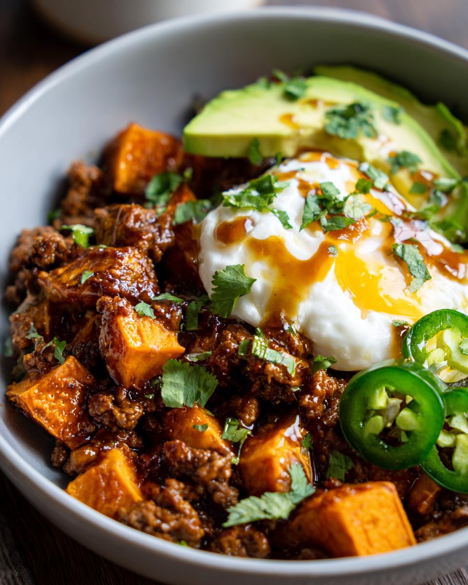High-Protein Sweet Potato Beef Bowls - detail 2
